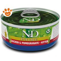 N&d Cat Prime Kitten con Pollo e Melograno per Gattini da 80 gr - Farmina