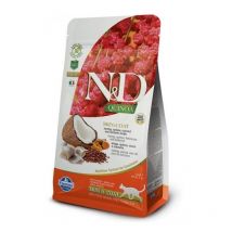 Gatto n&d Adult Quinoa Skin & Coat 300gr con Aringa - Farmina