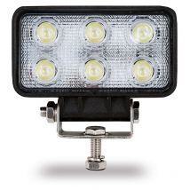 Goodyear - Faro de trabajo rectangular, 6 LEDs, 18W, 10-30V, 1200 lm 36515