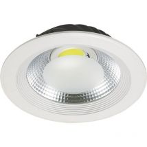 Faro faretto led cob 25w incasso con driver luce fredda naturale calda monoled fredda bianca 6500k