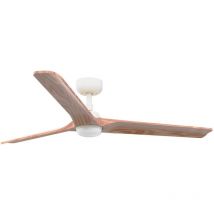 Faro Heywood Large Led White, Light Wood DC Ceiling Fan 6 Speed