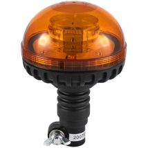 Faro lampeggiante a led 12/24 volt a doppia tensione base flessibile bassa
