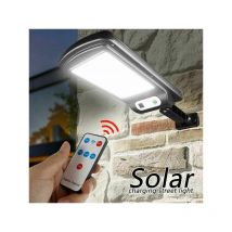 Housecurity - Faro Lampione Stradale Pannello Solare Fotovoltaico Sensore 120 Led Cob 5195/177