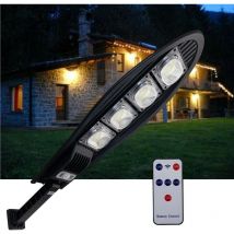 Faro lampione stradale Solar e con sensore di movimento telecomando 168 led W779B