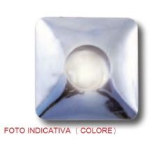 Faro Led 30°1w Metallo Cromo Bc Quadrato ( Lampo Cod. Tc03m/cr/bc )