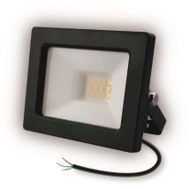 Faro led 4000K alluminio/vetro temperato IP65 10W nero