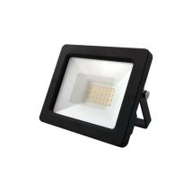 Faro led 4000K alluminio/vetro temperato IP65 20W nero