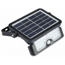 5W 30LED Aplique Solar LED a pilas con sensor de movimiento y base inclinable Crepuscular 4000K IP65
