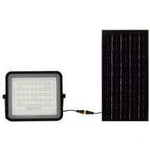 V-tac VT-80W 7824 LED-Flutlichtstrahler, Solarmodul 19 w Neutralweiß Schwarz