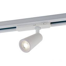 Faro led kone bianco con adattatore trifase 13W 1300 Lumen 4000K (luce naturale) - Bianco