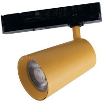 Faro led kone giallo con adattatore trifase 24W 2400 Lumen 4000K (luce naturale) - Giallo