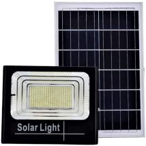 Faro Led Con Pannello Solare 300w Faretto Luce Fredda Crepuscolare Telecomando