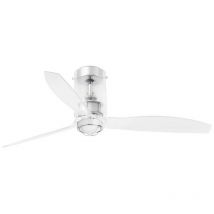 Faro mini tube led Transparent Ceiling Fan with dc Motor, 3000K