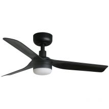 Faro mini Ventilatore da soffitto Punt Small Led Nero con motore dc Smart a 6 velocità