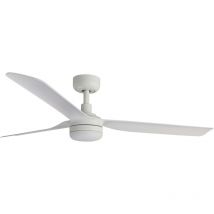 Faro Barcelona - Faro Punt Lámpara de techo mediana de 3 aspas, color blanco mate, con luz de 3000-4200-6500 k, sistema inteligente Tuya