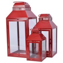 Lanterna Rossa S 12x12x24cm