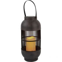 7H sevenon - Farolillo Solar Exterior Tubular, Para Terraza, Balcón o Jardín, Decoración de Exteriores, Autonomía 6/8H, Luz Cálida led, 3000K,