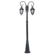 Farola de 2 brazos de hierro fundido Milan