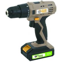Trapano Avvitatore a batteria 18 v Li-ion 1.3 Ah con 16 Nm di coppia - li 180 - Fartools