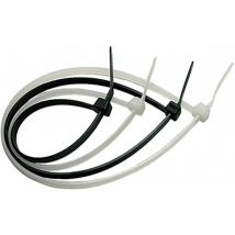 Fascetta a strappo per cablaggio mm 2,5 x 100 - nero (100 pezzi)