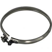 Fascetta sicurezza di bloccaggio tubi inox 150 mm