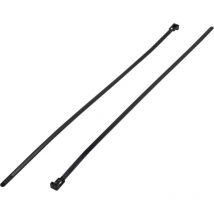 1592884 TC-HV-500BK203 Fascetta per cavi 500 mm 8.50 mm Nero riutilizzabili 100 pz. - Tru Components