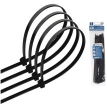 Aigostar - Fascette Stringicavo 3,6x250mm Nere Confezione 40pz