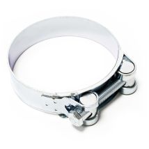 Fascette stringitubo a perno di snodo W1 acciaio zincato 24mm Range di serraggio 98-103mm