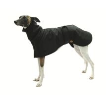 Fashion Dog - Manteau de chien élégant spécialement pour les lévriers - Noir - 47 cm