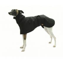 Fashion Dog - Manteau de chien élégant spécialement pour les lévriers - Noir - 70 cm