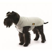 Fashion Dog - Fleece-Hundemantel - Grau - 33 cm