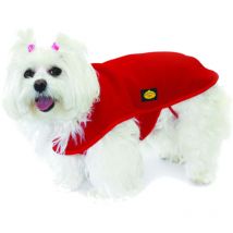 Fashion Dog - Fleece-Hundemantel - Rot - 30 cm
