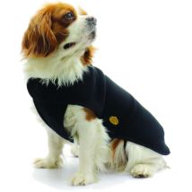 Fashion Dog - Fleece-Hundemantel - Schwarz - 80 cm