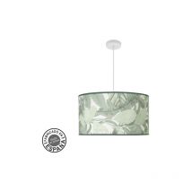Fashion Pendelleuchte 3xe27 weiß/grün Blatt regx50x50cm mit Diffusor