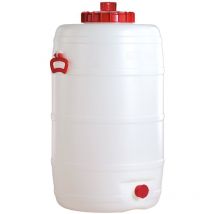 Universal-Fass 125 Liter rund aus lebensmittelechten pe - Graf