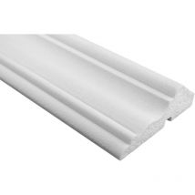 Fassade Profile mit Ausprägung eps pu stoßfest 45x140mm MC158: 30 Meter / 15 Leisten