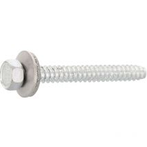 Vasalat - Fassadenschraube stumpf 6.3x 90 Edelstahl A2 Neoprensch. ø 16 mm mit Zulassung