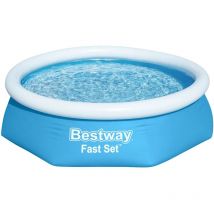 Bestway - Fast Set Inflatable Swimming Pool Round 244x66 cm 57265