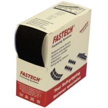 B50-SK-L-999905 Klettband zum Aufkleben Hotmelt Flauschteil (l x b) 5 m x 50 mm Schwarz 5 m - Fastech