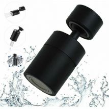 Faucet Aerator Aerator for Faucet 360 Degree Swivel-2 Modes Adapter Internal Thread 22mm(black)
