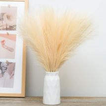 Langray - Fausse Herbe de Pampa Artificielle de 45 cm, 5 tiges pour Arrangement de Fleurs et Remplissage de Vase pour décoration de Maison ou de