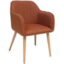 Atmosphera Créateur D'intérieur - Fauteuil De Diner Visoca Ambre Atmosphera