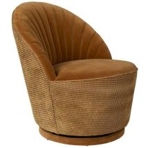 Dutchbone - Fauteuil 67x76x78 Cm En Tissu Camel - Madison