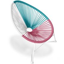 Chaise d'extérieur - Chaise de jardin d'extérieur - Acapulco Multicolore