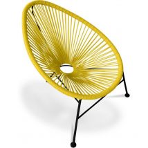 Chaise d'extérieur - Chaise de jardin d'extérieur - Acapulco Jaune