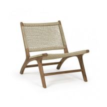 Fauteuil de jardin en fibres synthétiques Adelita