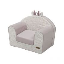 Domiva - Fauteuil - Chaise - Bebe - Enfant club Lilas 43x55.5cm ht 50cm - Pour bébé fille a partir de 9 mois