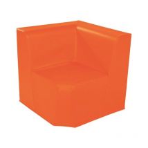 Fauteuil Chauffeuse d'Angle Wesco Basic Hauteur 32cm Orange - 54 189007