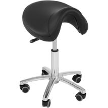 PhySA – Fauteuil relax ergonomique – Acier chromé, mousse, cuir synthétique – 150 kg, 50-64 cm, 370x410 mm