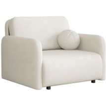 Arredamento1 - Fauteuil Columbus 240, Velo 621, 85x100x103cm, Tapisserie, Pieds: Bois, 0